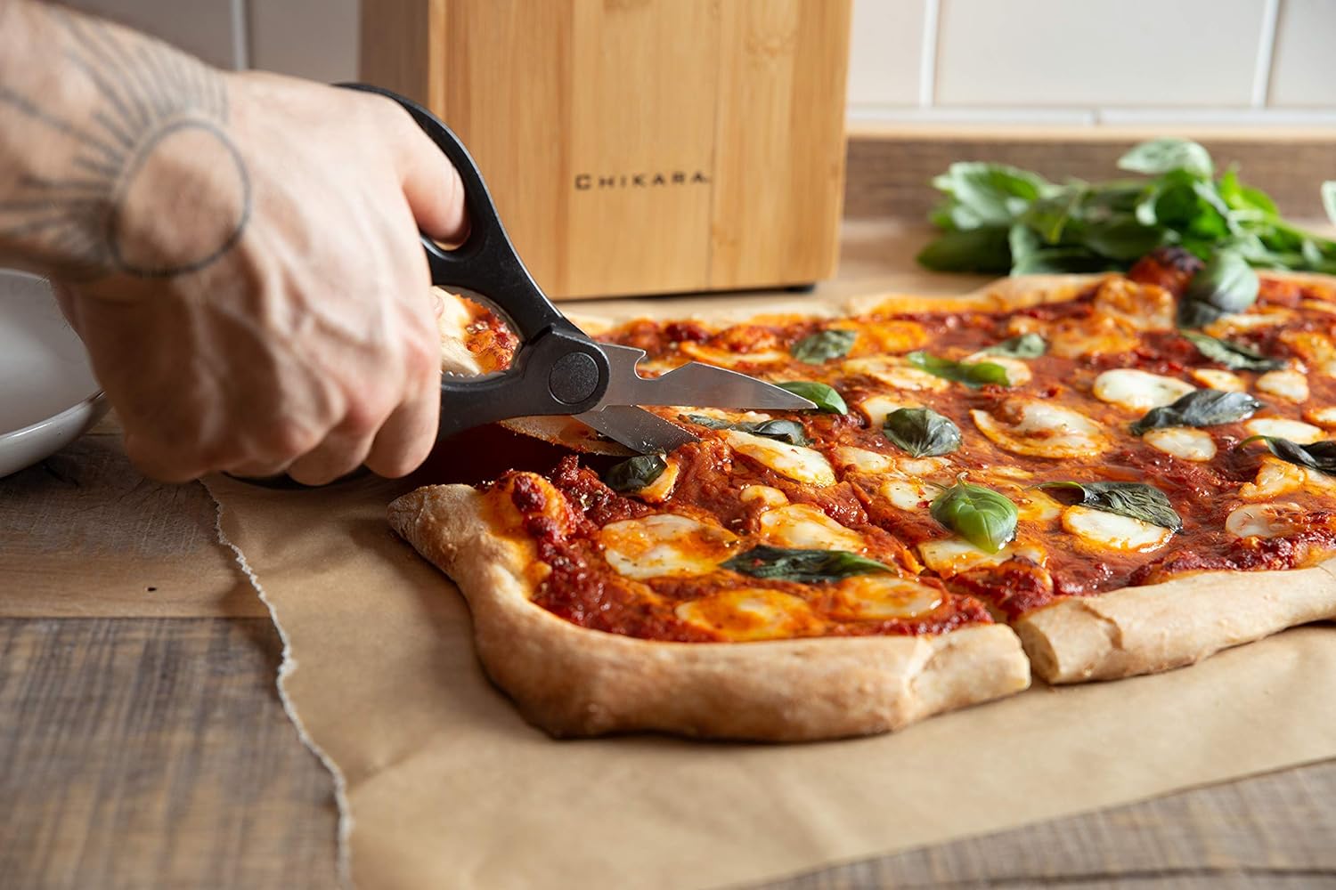 Ginsu Chikara 8-Piece Bamboo Block Knife Set - Image 3